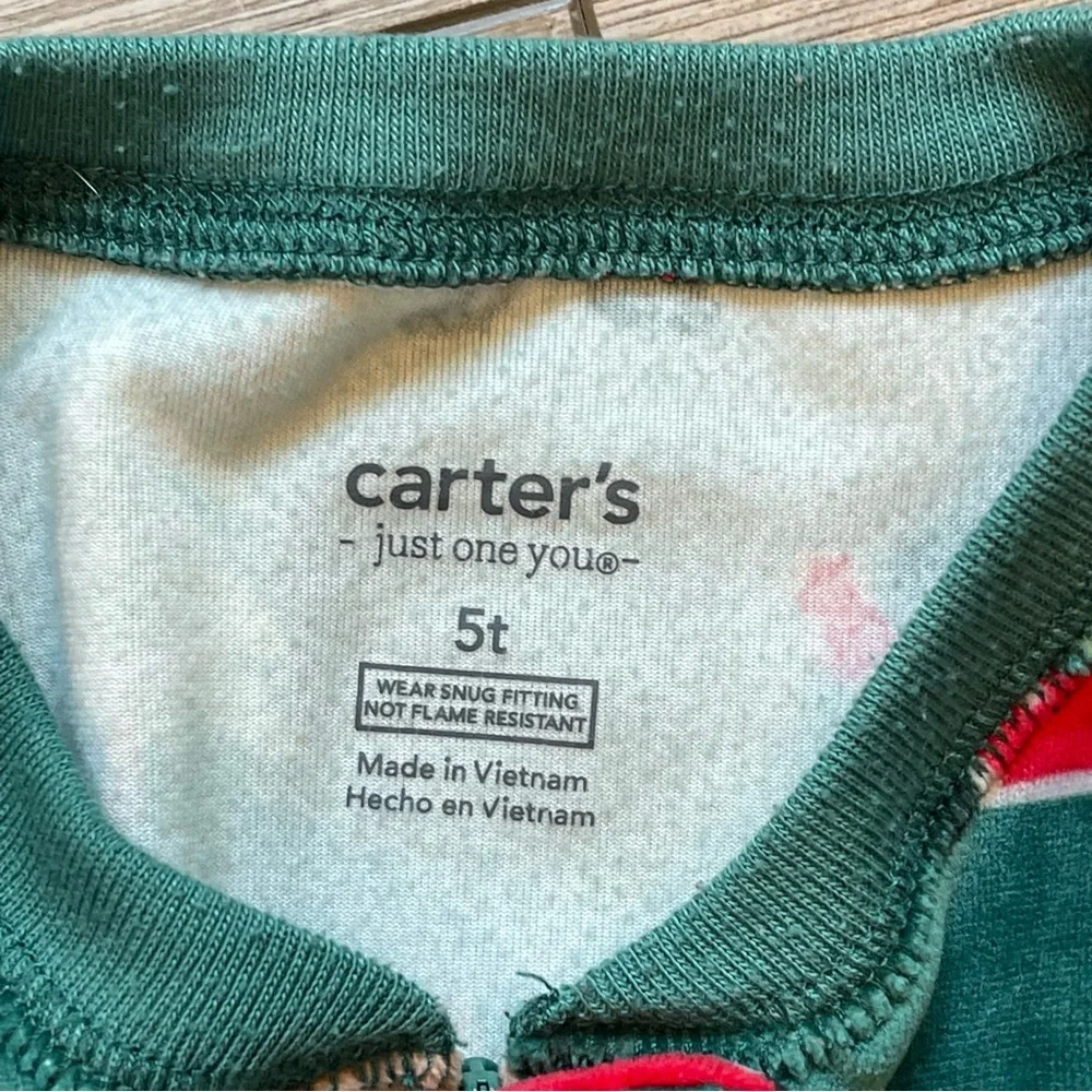 Carter's | Holiday Footie Pajamas | Size: 5T | Bundle: Set of 3
